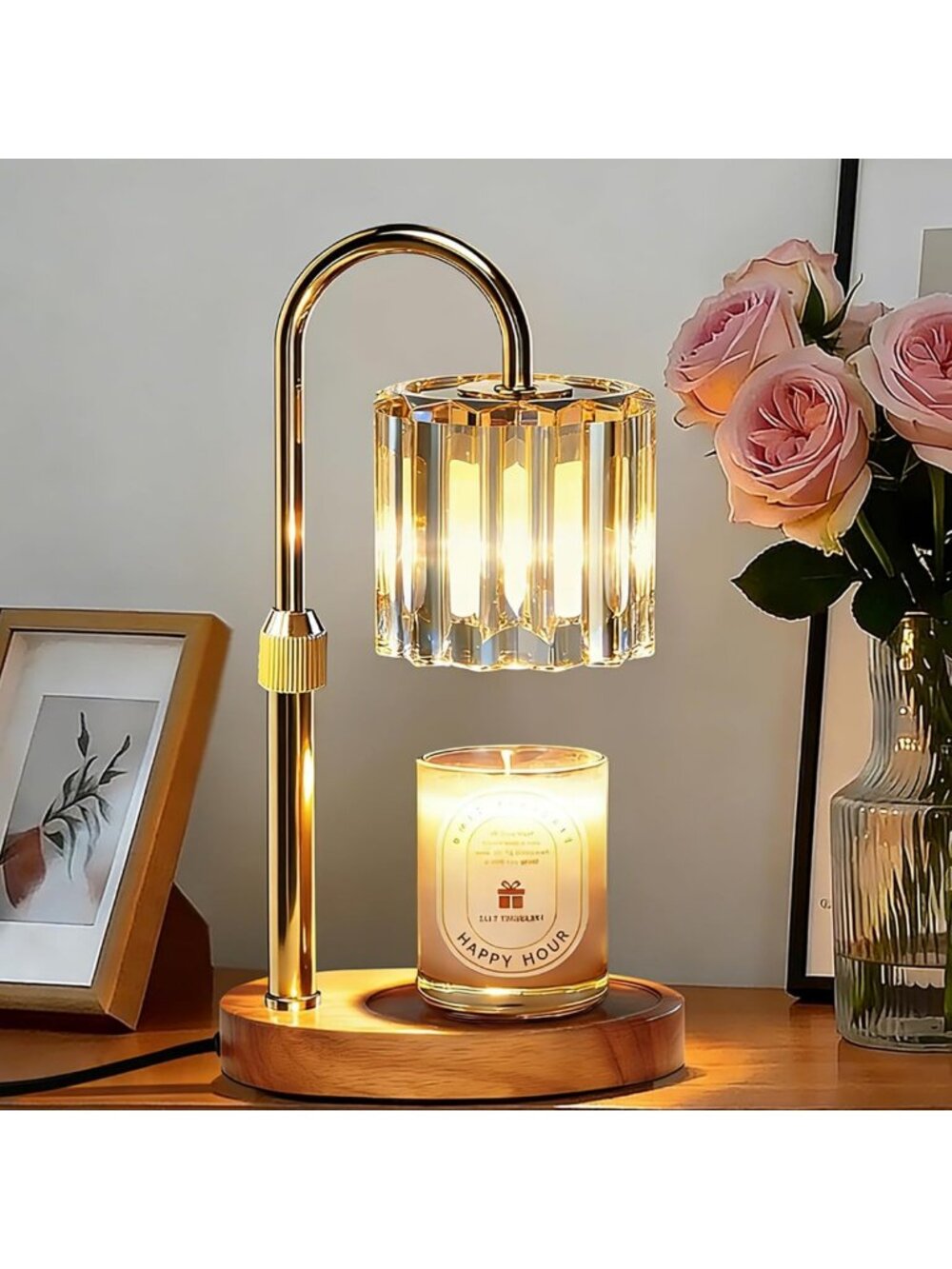 Adjustable Candle Warmer Lamp with Timer & Dimmer - Home Decor & Gifts for Her